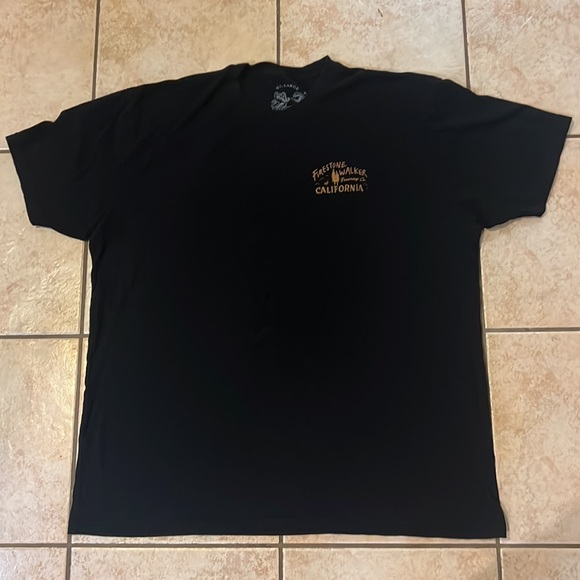 Firestone Walker Brewing California Coastal Map Black Tshirt, Sz 2XL - Picture 2 of 7
